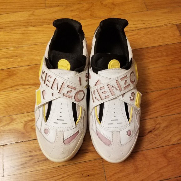 Kenzo $525 Women Sonic Velcro Sneakers - Picture 2 of 14